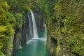 The Takachiho Gorge on the island of Kyushu, Japan Royalty Free Stock Photo